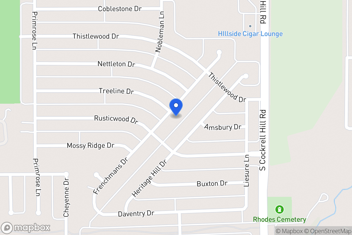 Map of 1312 Frenchmans Dr