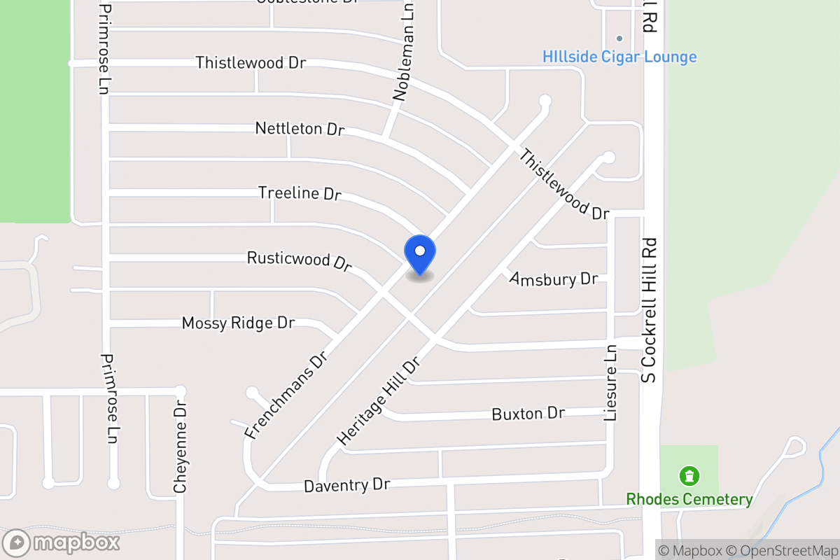 Map of 1304 Frenchmans Dr