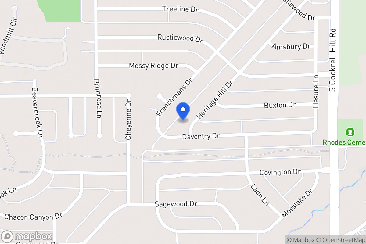 Map of 1205 Heritage Hill Dr