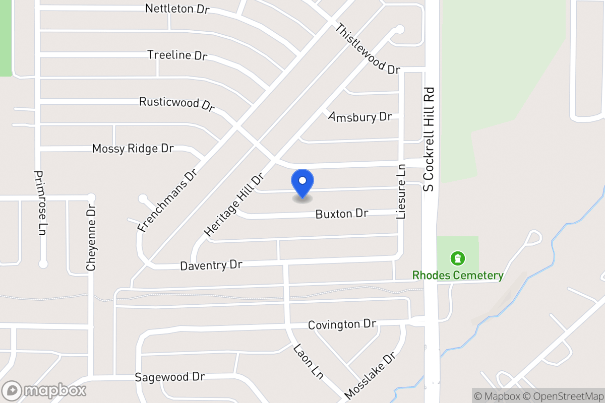 Map of 1329 Buxton Dr
