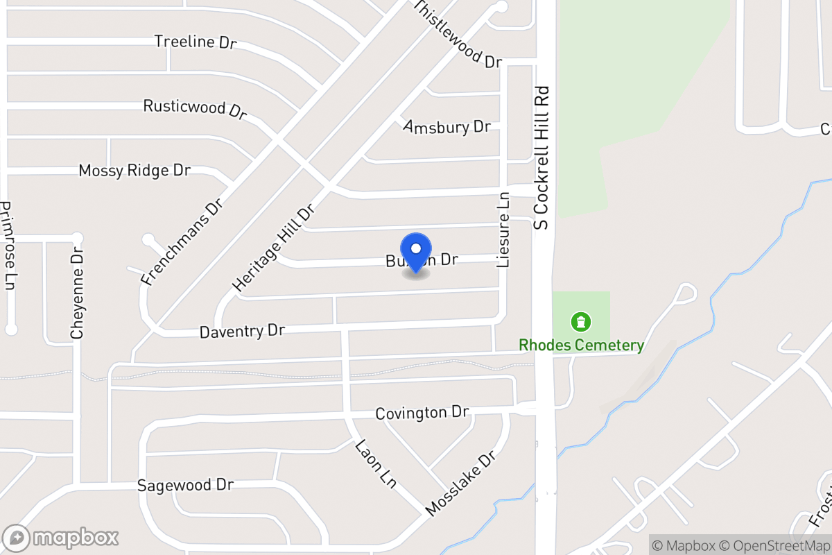 Map of 1316 Buxton Dr