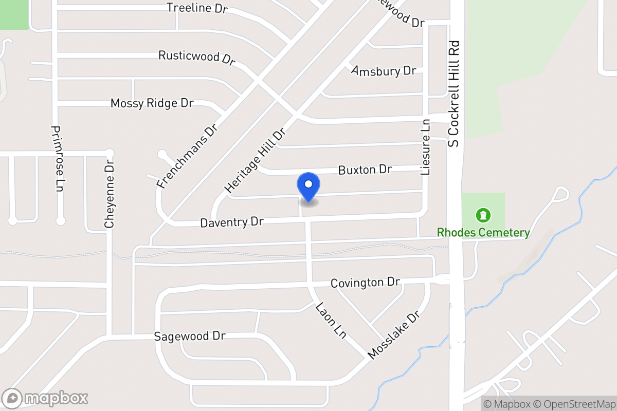 Map of 1333 Daventry Dr