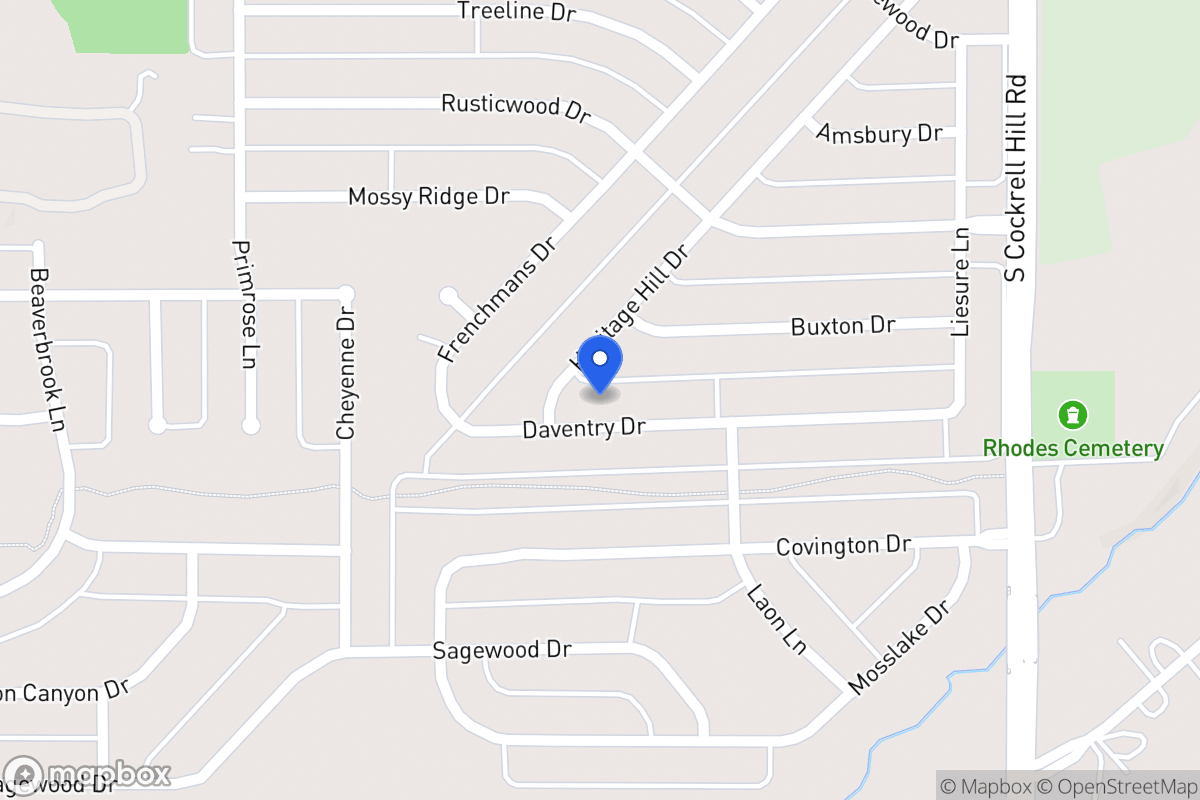 Map of 1417 Daventry Dr