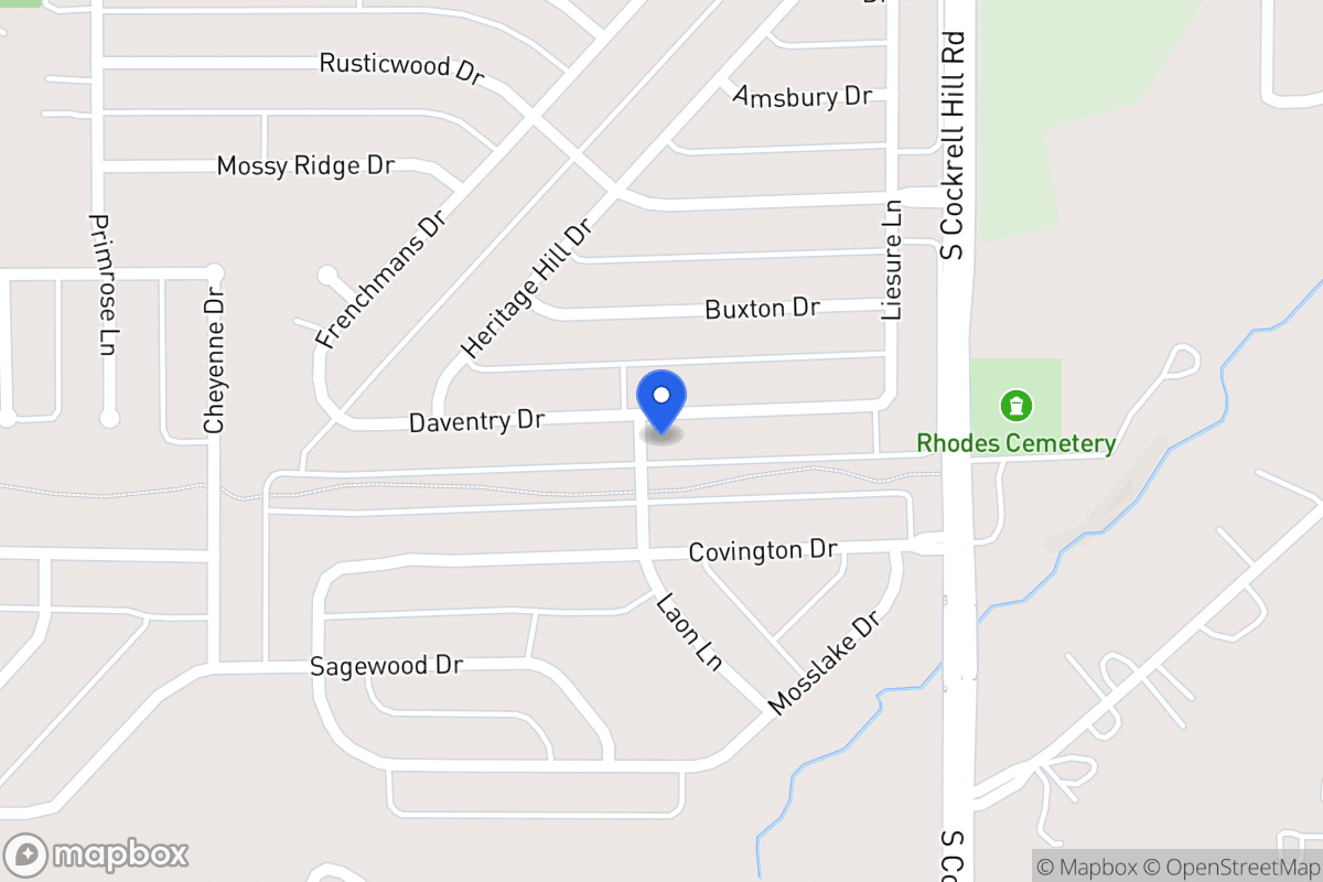 Map of 1328 Daventry Dr