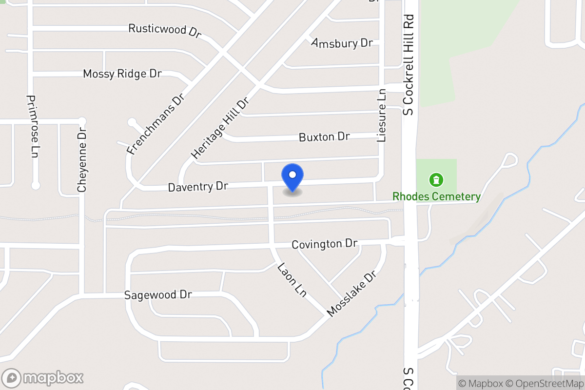 Map of 1324 Daventry Dr