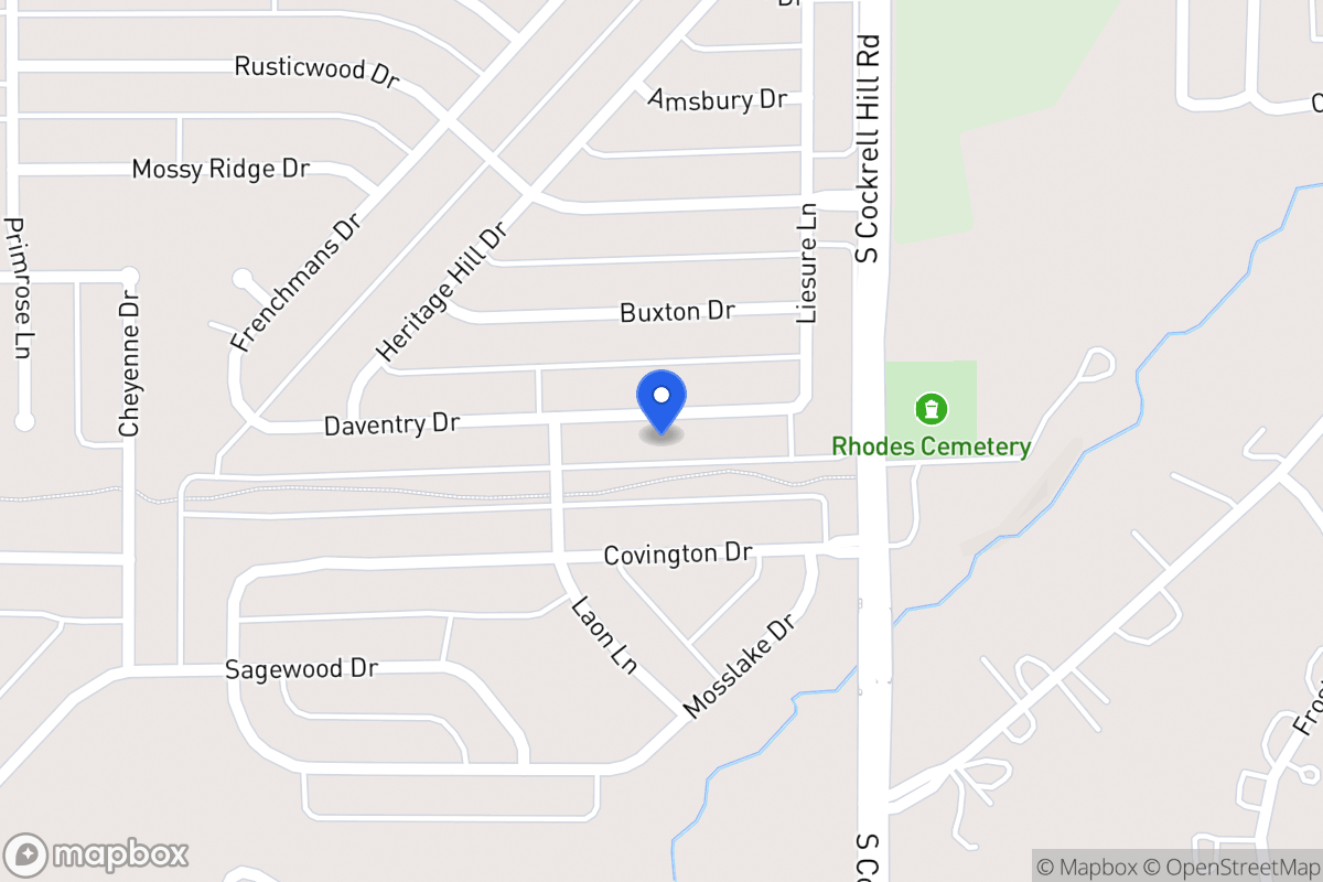 Map of 1316 Daventry Dr