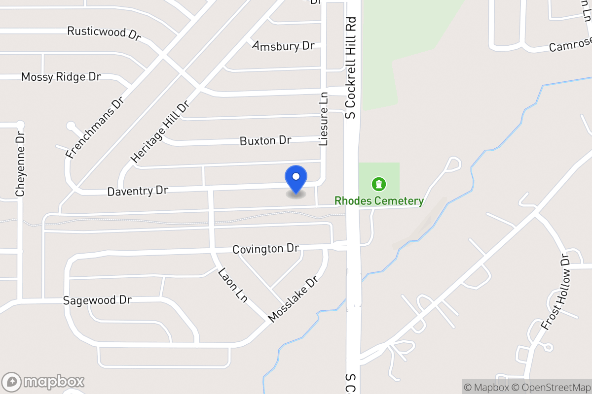Map of 1304 Daventry Dr