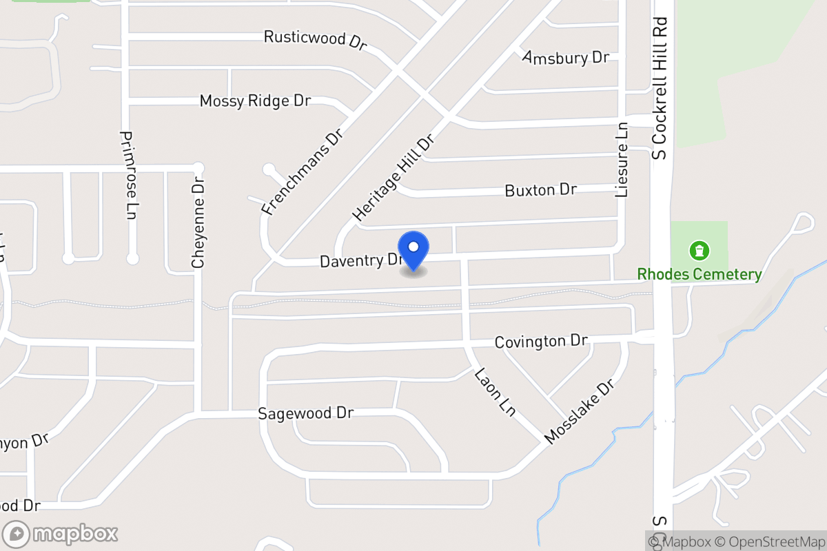 Map of 1408 Daventry Dr