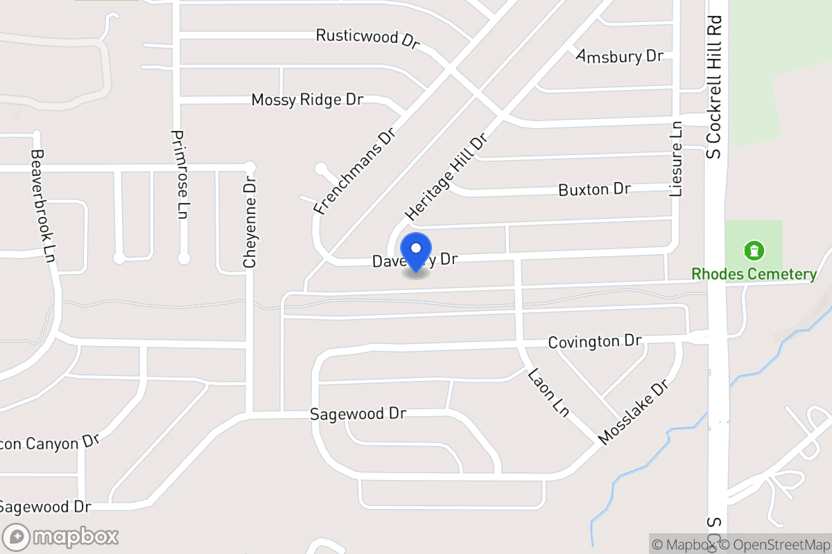 Map of 1420 Daventry Dr