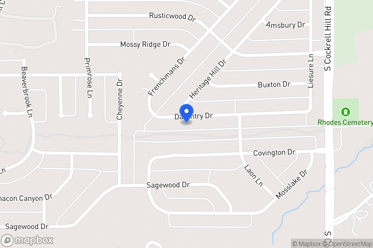 Map of 1424 Daventry Dr