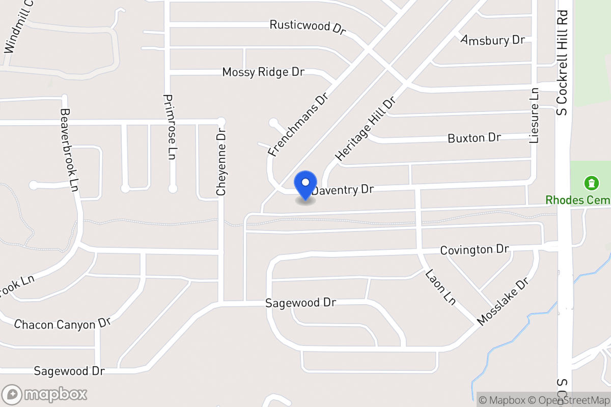 Map of 1432 Daventry Dr