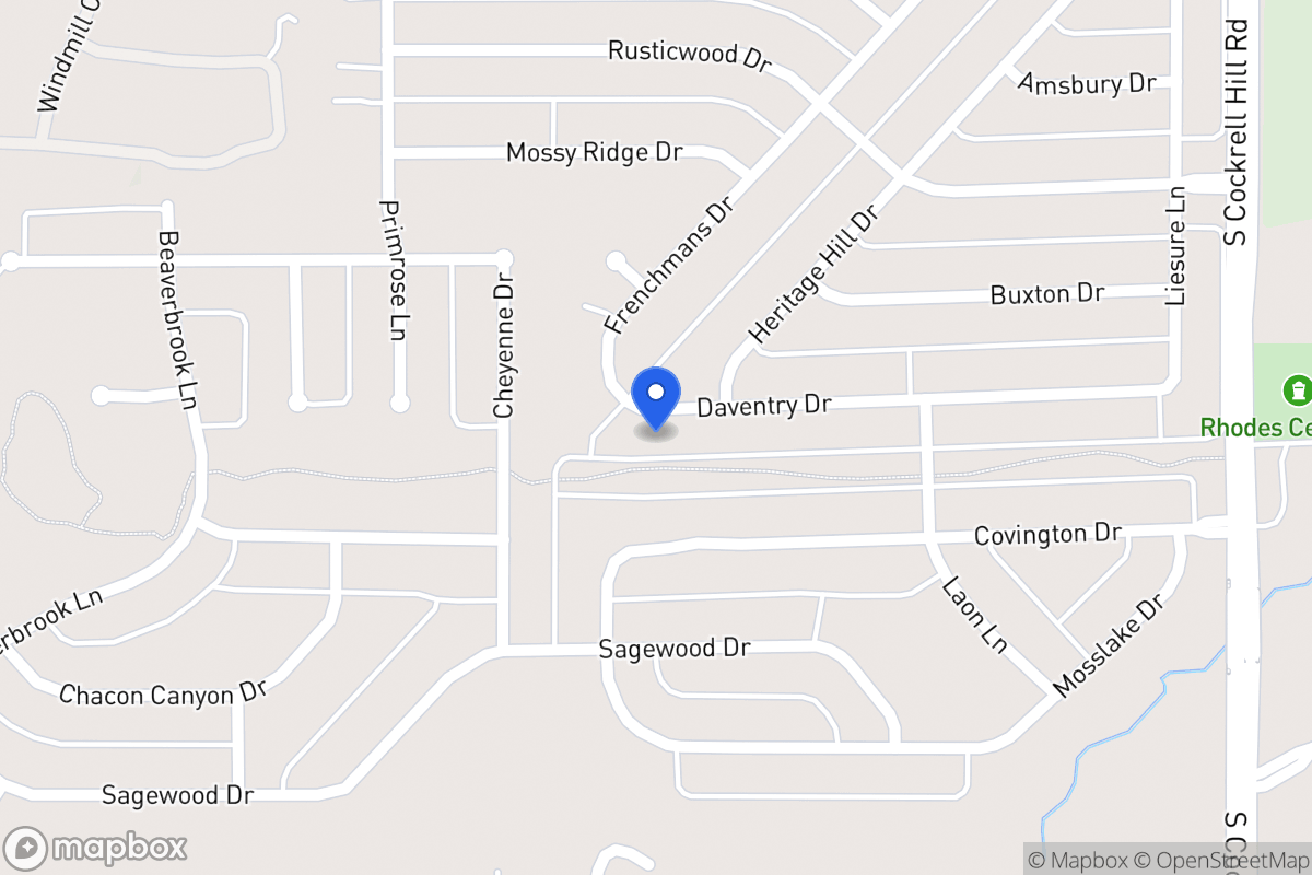 Map of 1436 Daventry Dr