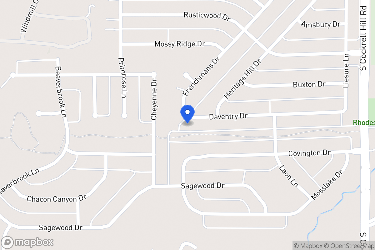 Map of 1440 Daventry Dr