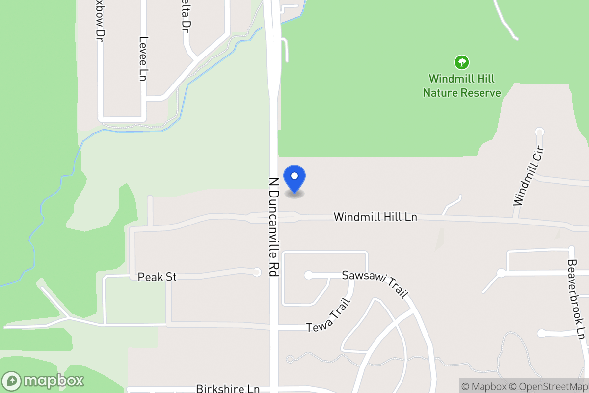 Map of 1917 Windmill Hill Ln