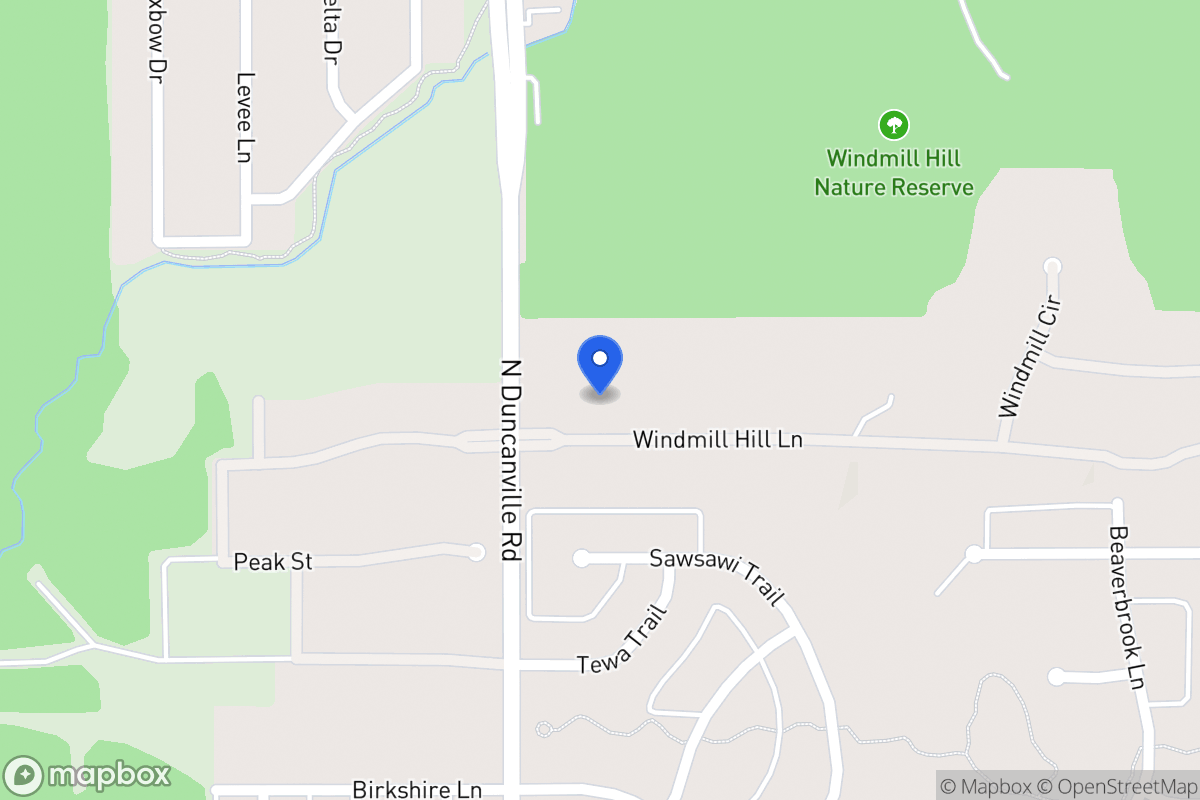 Map of 1913 Windmill Hill Ln