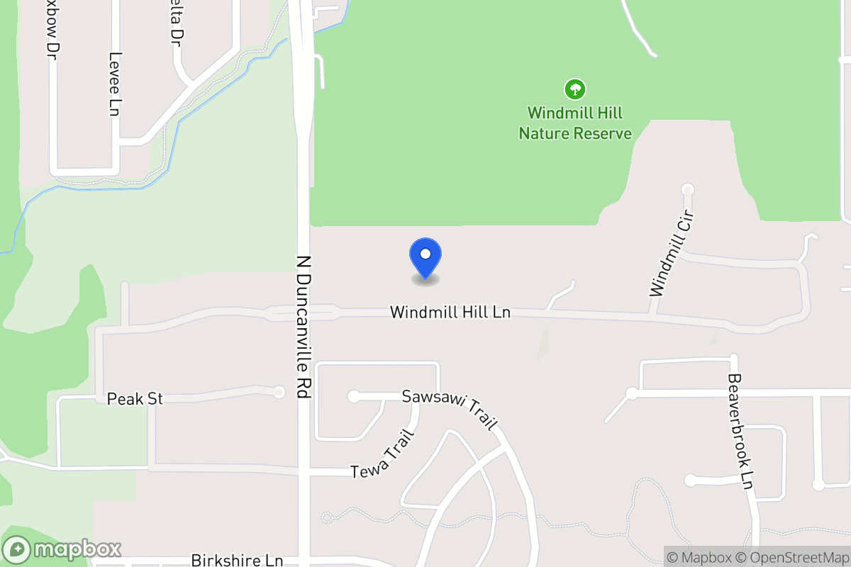 Map of 1905 Windmill Hill Ln