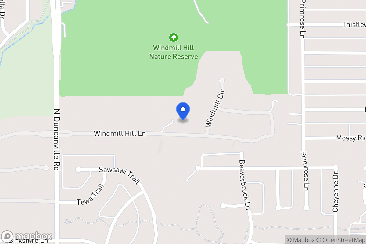 Map of 1757 Windmill Hill Ln