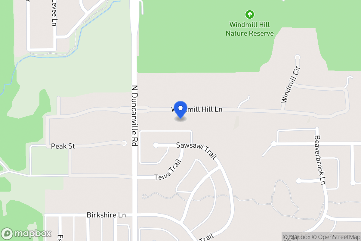 Map of 1908 Windmill Hill Ln