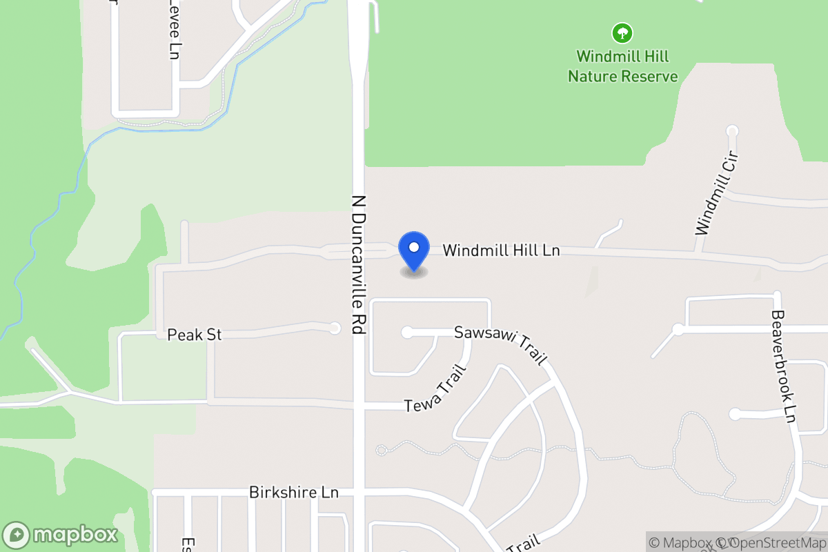 Map of 1916  Windmill Hill Ln   ,Desoto, Tx 751152766, Desoto