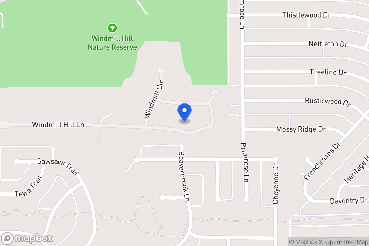 Map of 1745 Windmill Hill Ln
