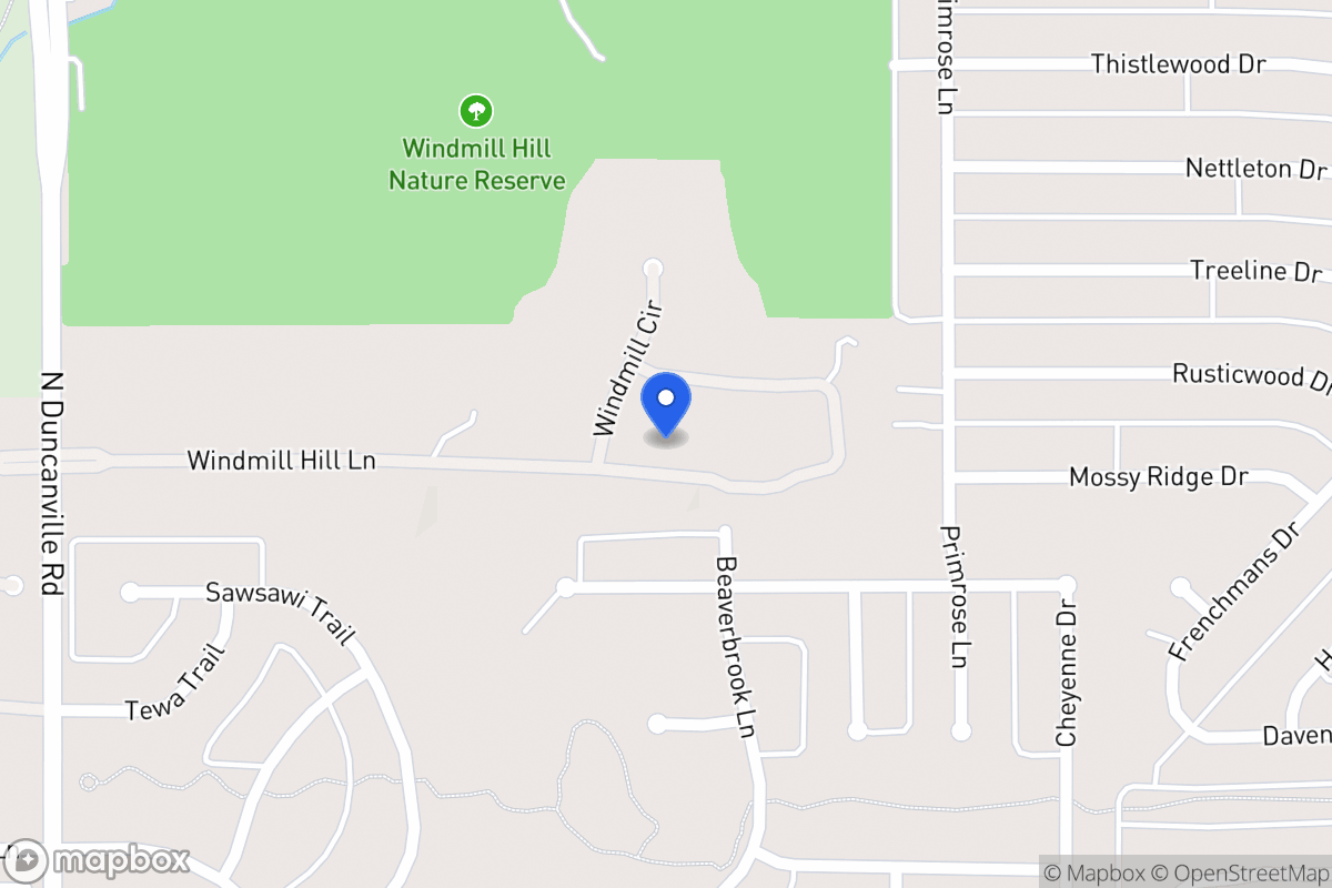 Map of 1749 Windmill Hill Ln
