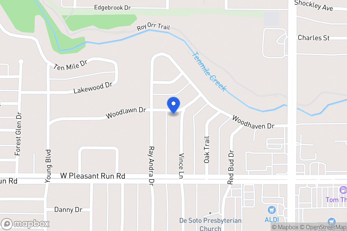 Map of 933 Vince Ln