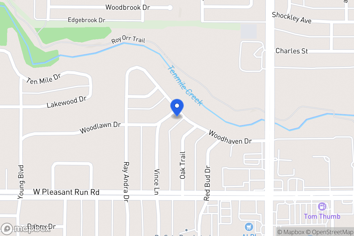 Map of 300 Woodlawn Dr