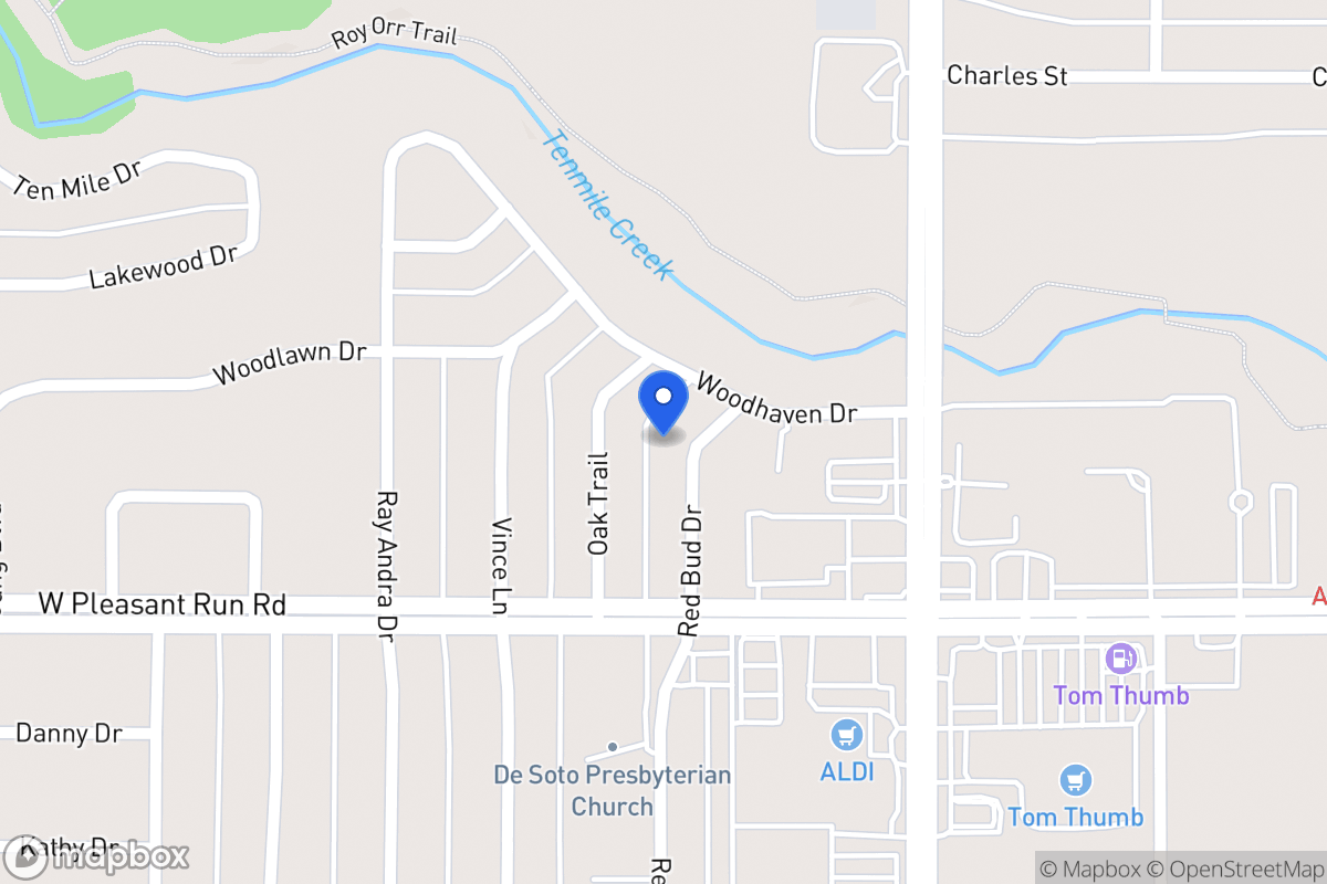 Map of 917 Red Bud Dr