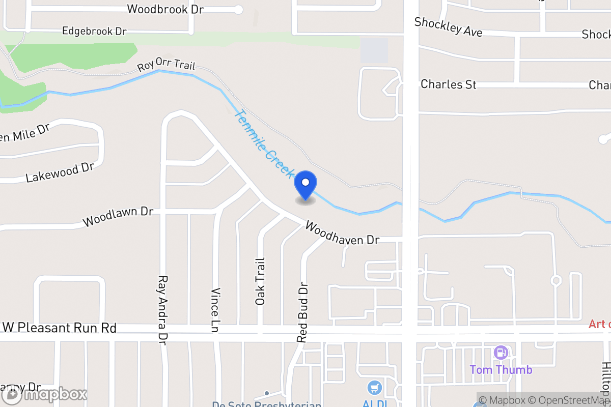 Map of 209 Woodhaven Dr