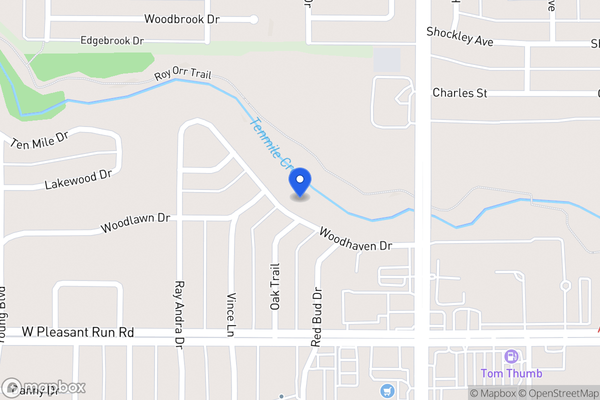 Map of 217 Woodhaven Dr