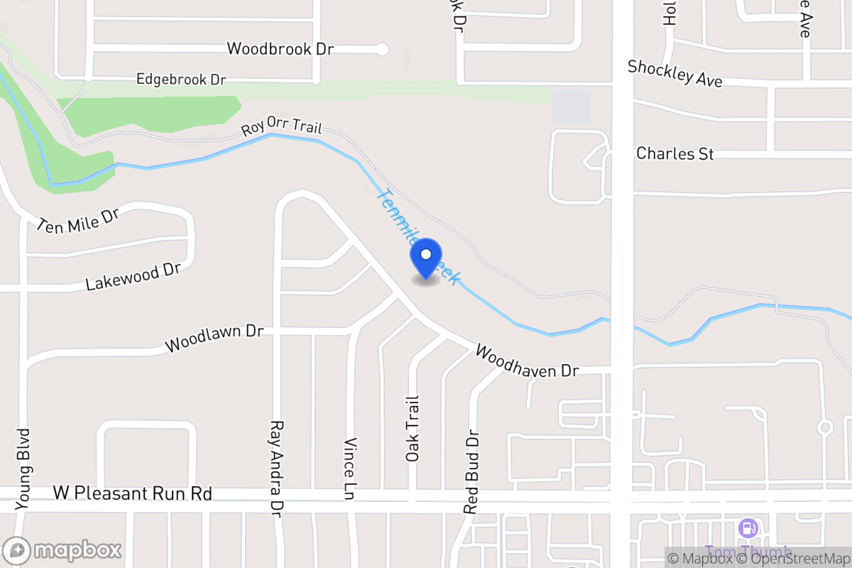 Map of 225 Woodhaven Dr