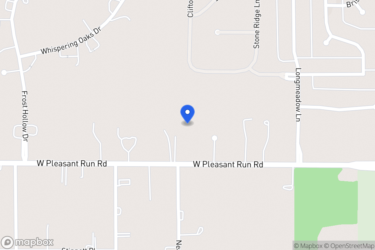 Map of 931 W Pleasant Run Rd