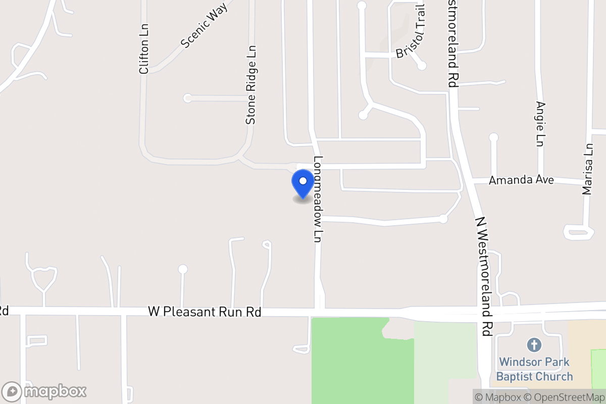 Map of 925 Longmeadow Ln