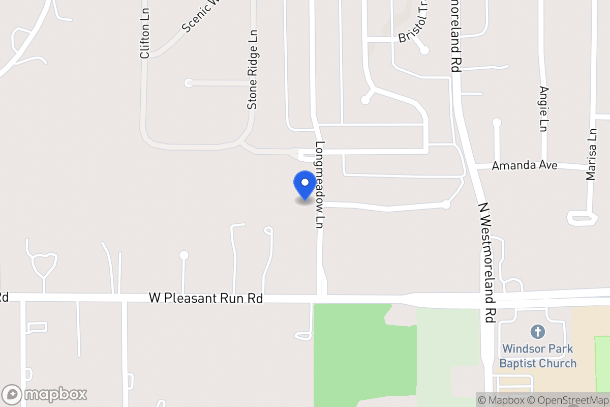 Map of 921 Longmeadow Ln
