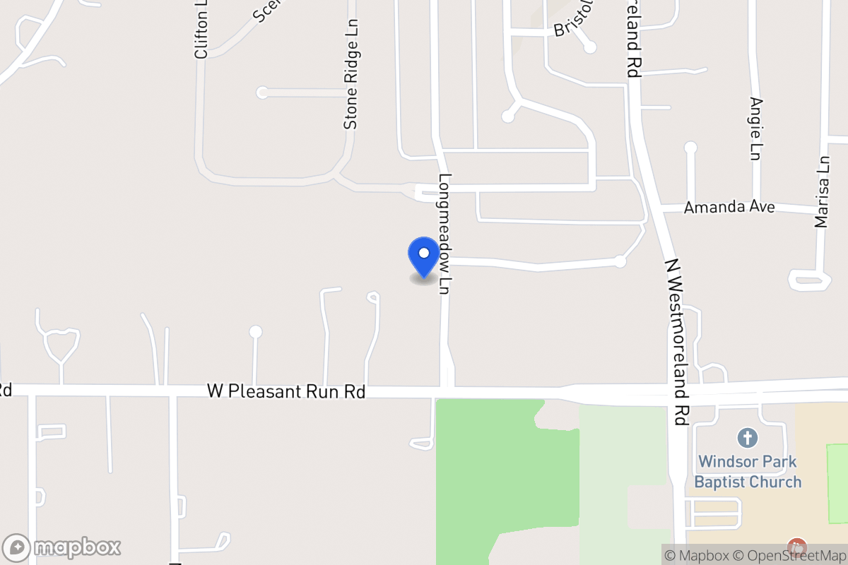 Map of 917 Longmeadow Ln