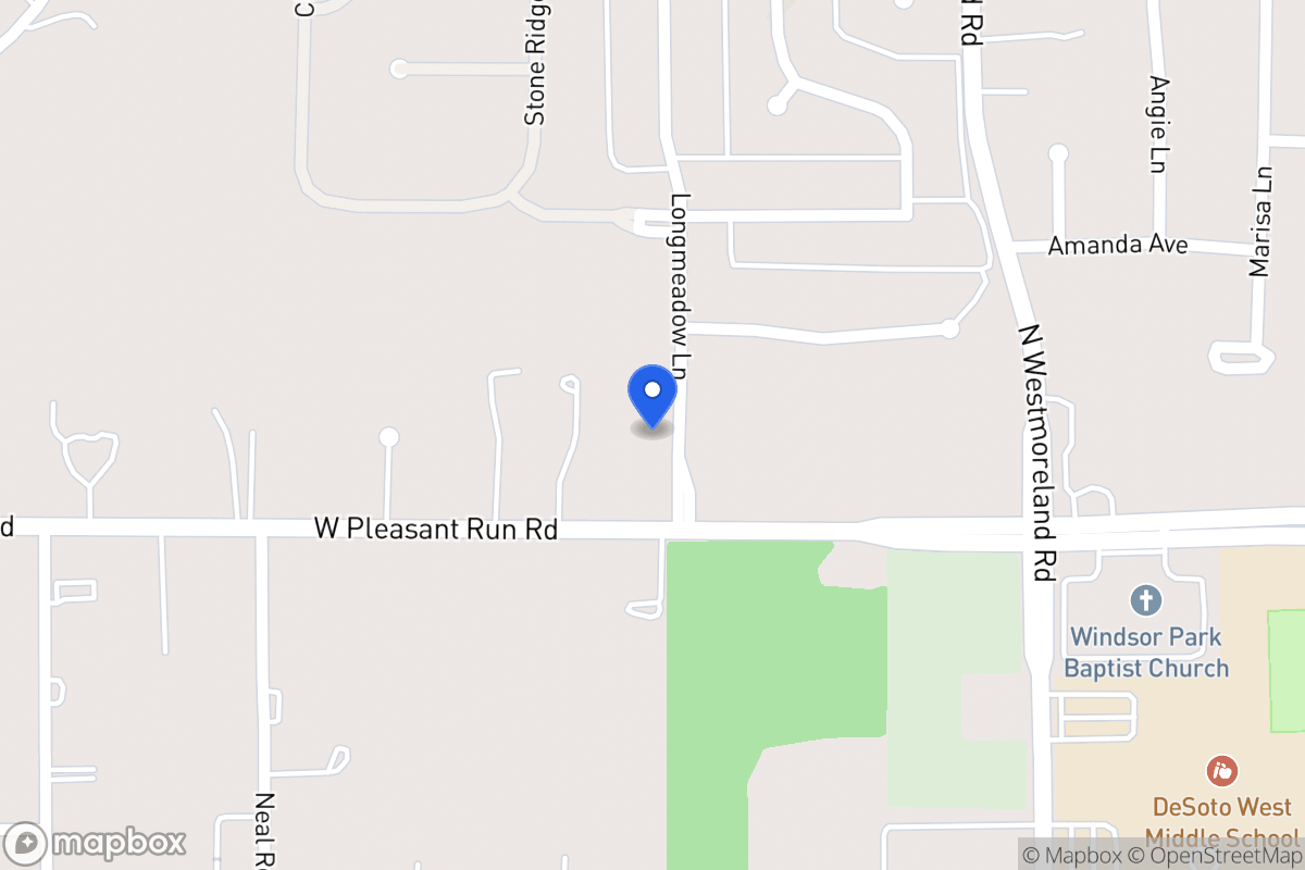 Map of 909 Longmeadow Ln