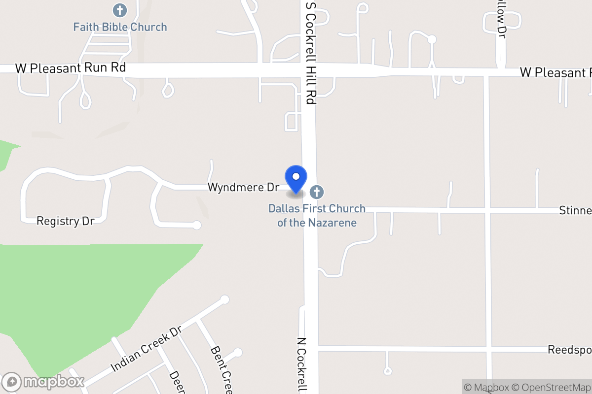 Map of 1300 Wyndmere Dr