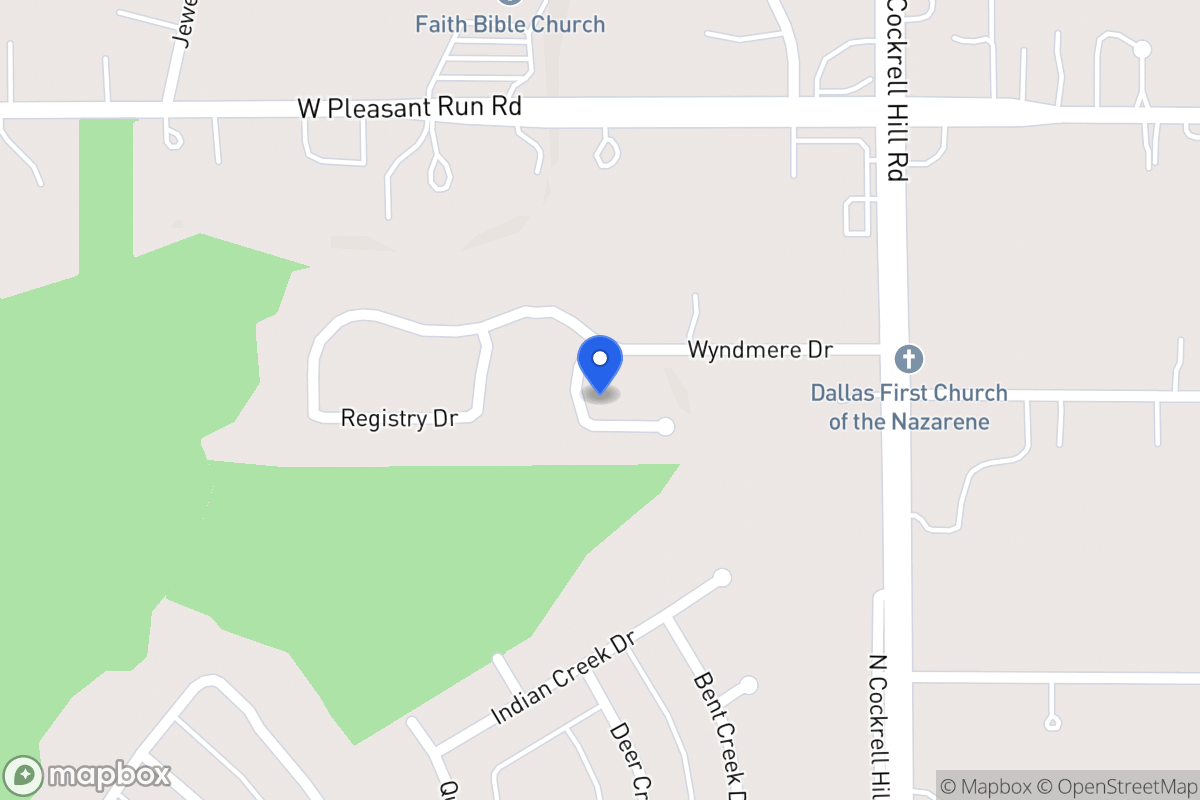 Map of 1409 Waterford Ct
