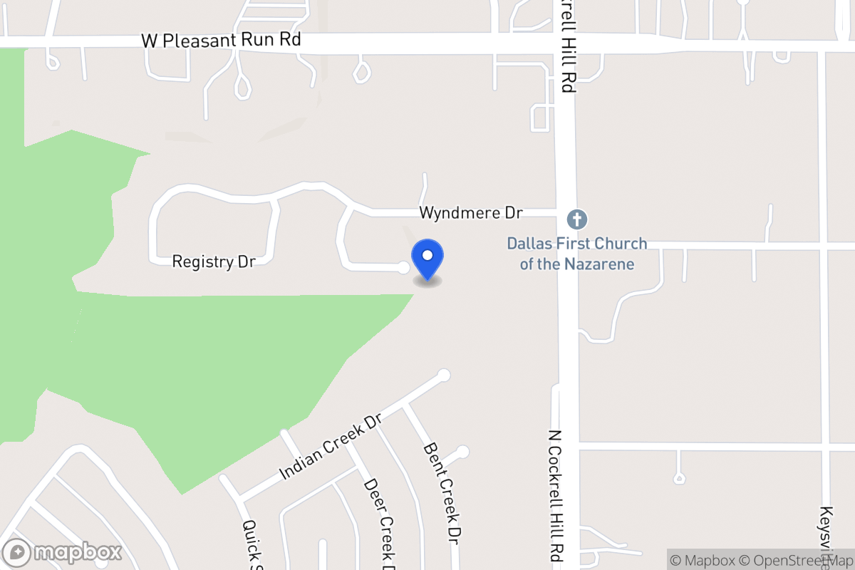 Map of 1402 Waterford Ct