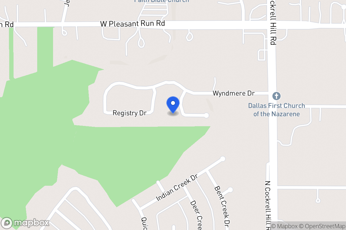 Map of 1410 Waterford Ct