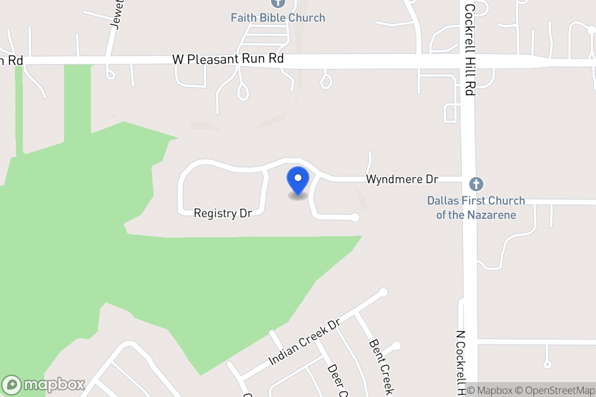 Map of 1412 Waterford Ct