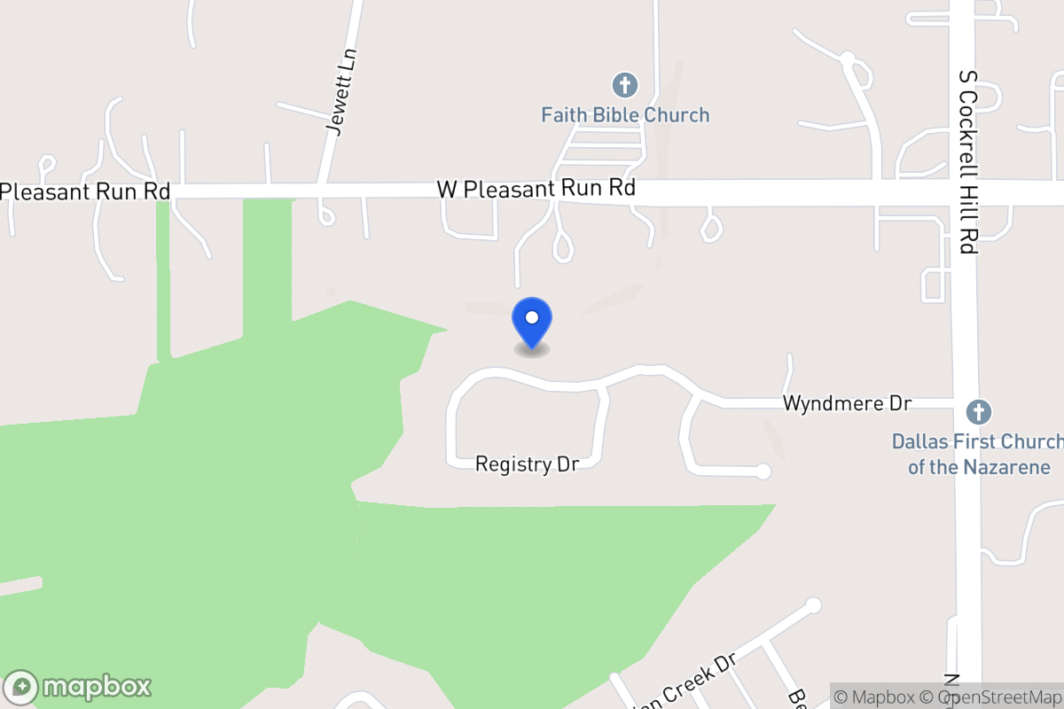 Map of 1509 Wyndmere Dr