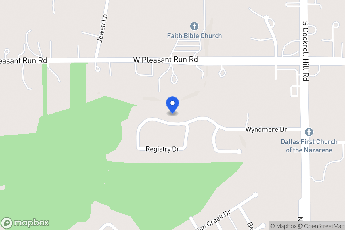 Map of 1505 Wyndmere Dr