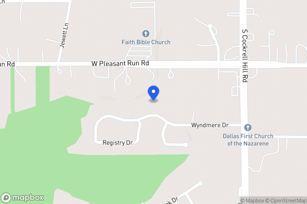 Map of 1417 Wyndmere Dr