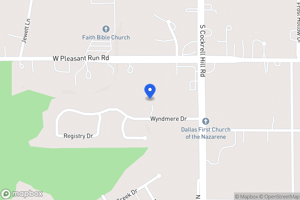 Map of 1401  Wyndmere Dr   ,Desoto, Tx 751157817, Desoto