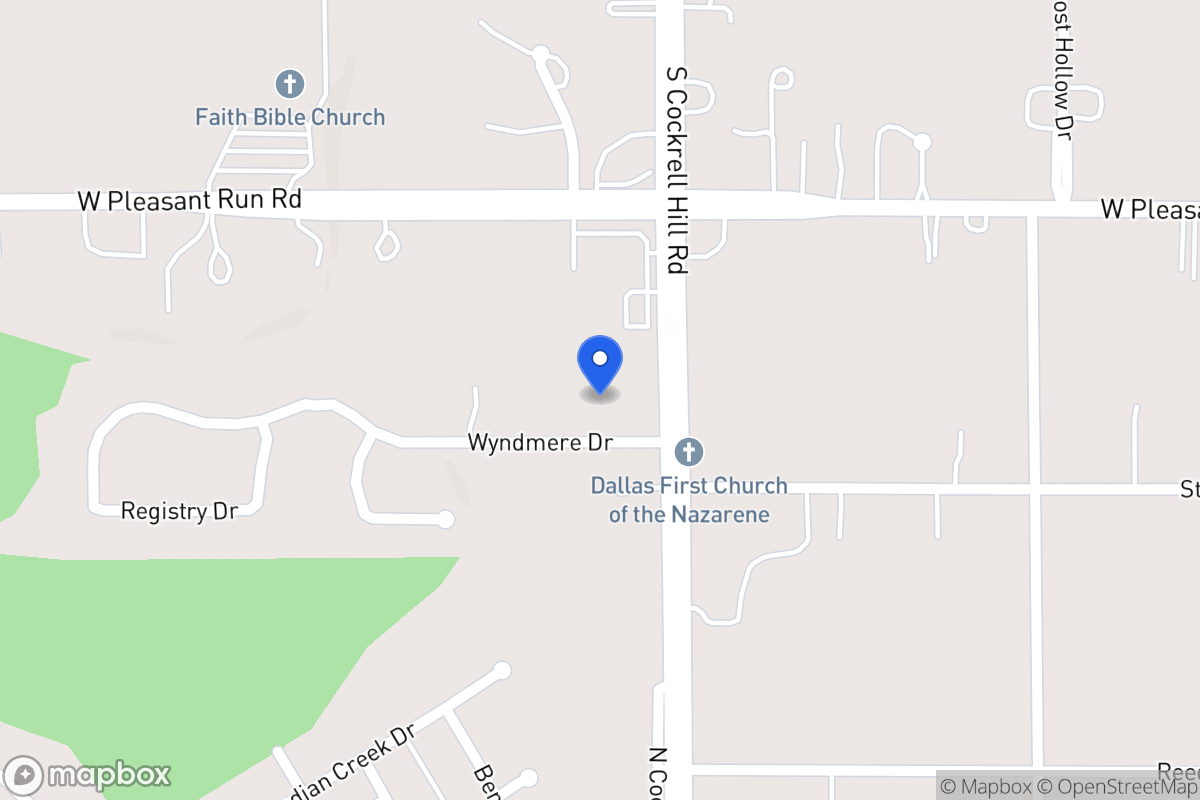 Map of 1305 Wyndmere Dr