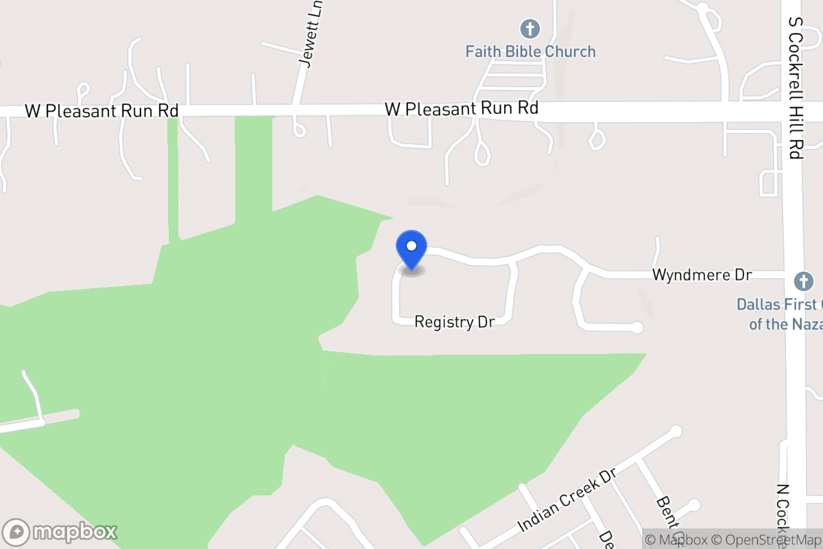Map of 1520 Wyndmere Dr
