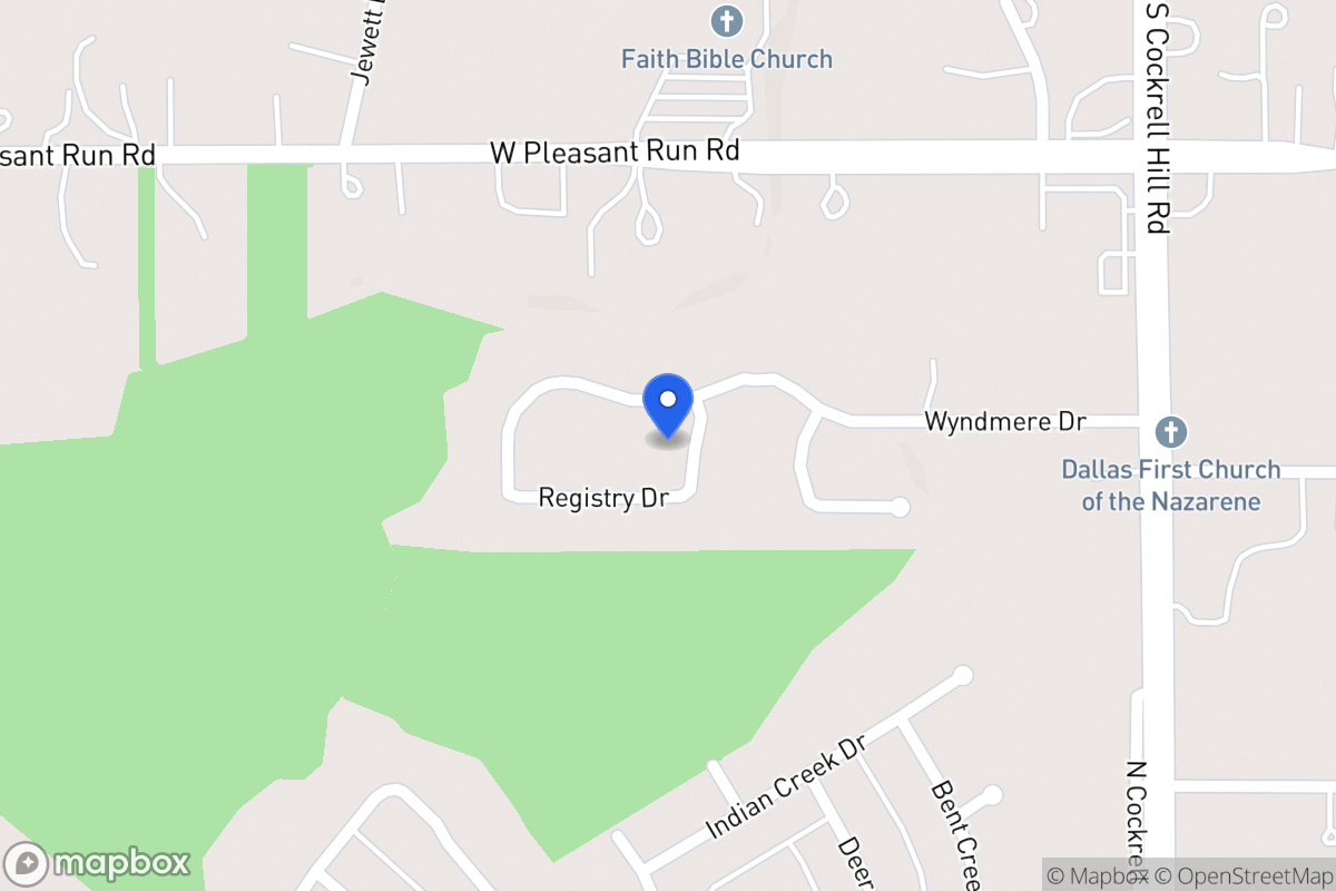 Map of 1502 Wyndmere Dr