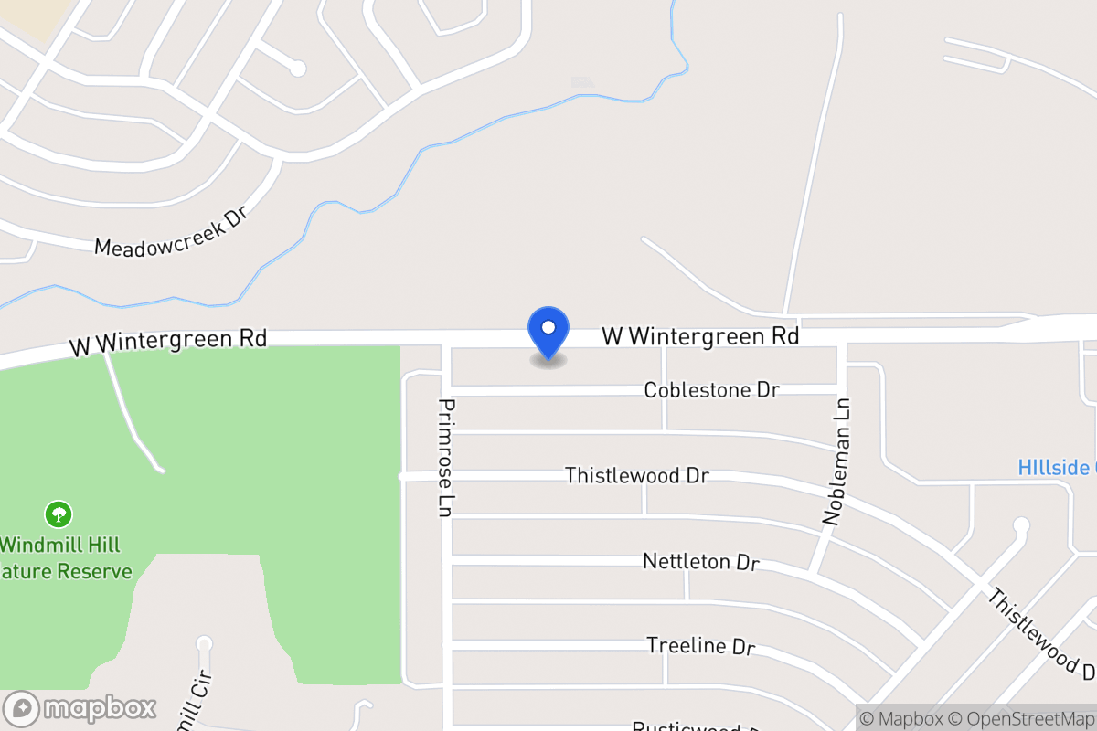 Map of 1521 Cobblestone Dr