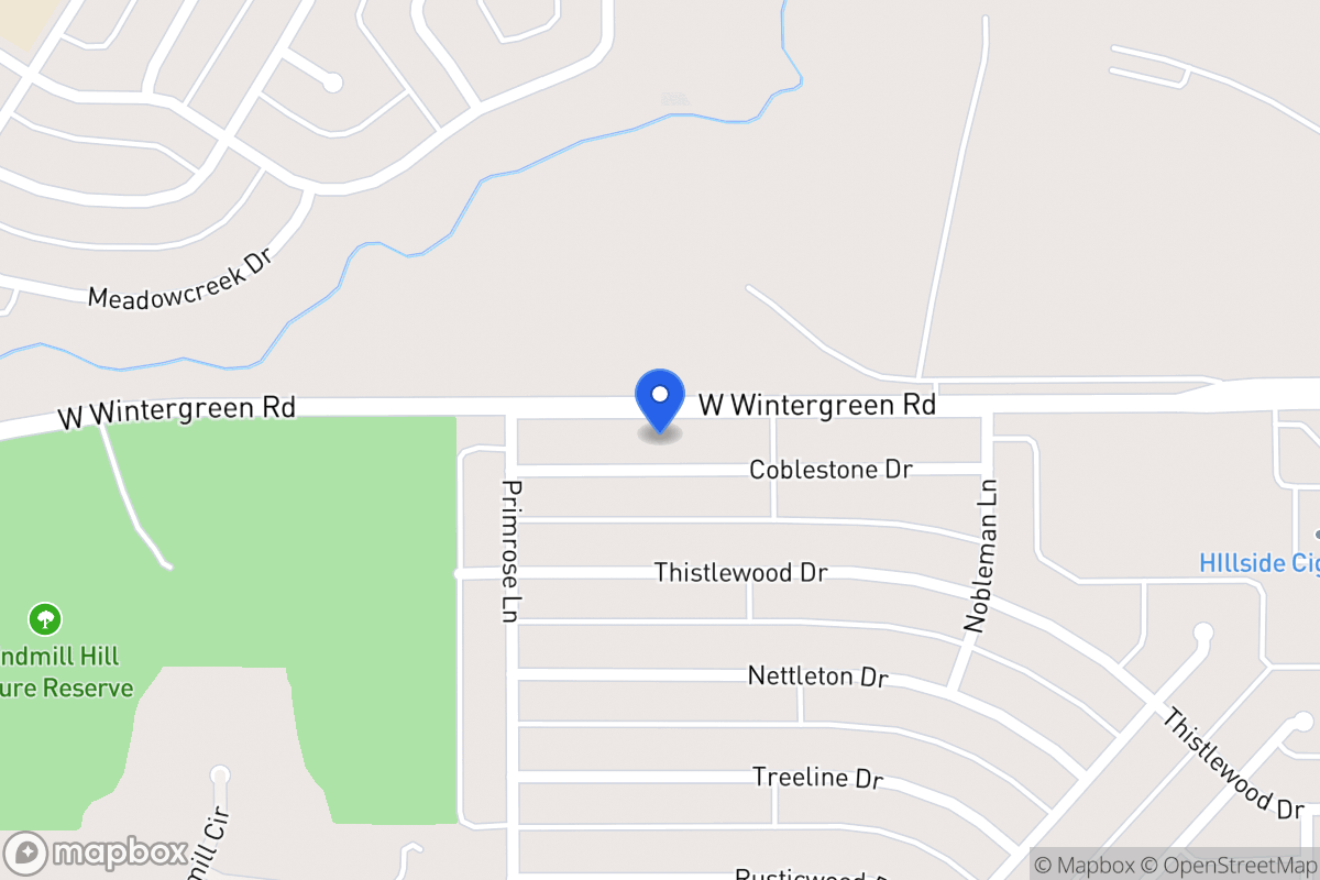 Map of 1517 Cobblestone Dr